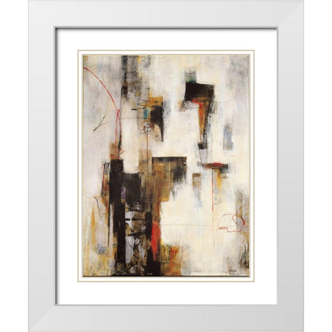 Trasparencia II White Modern Wood Framed Art Print with Double Matting by Villarreal Villarreal, Gabriela