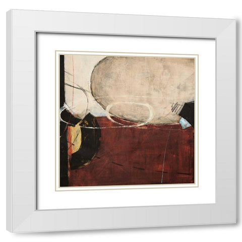 Enfoque IX White Modern Wood Framed Art Print with Double Matting by Villarreal Villarreal, Gabriela
