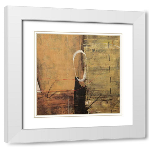 Enfoque X White Modern Wood Framed Art Print with Double Matting by Villarreal Villarreal, Gabriela