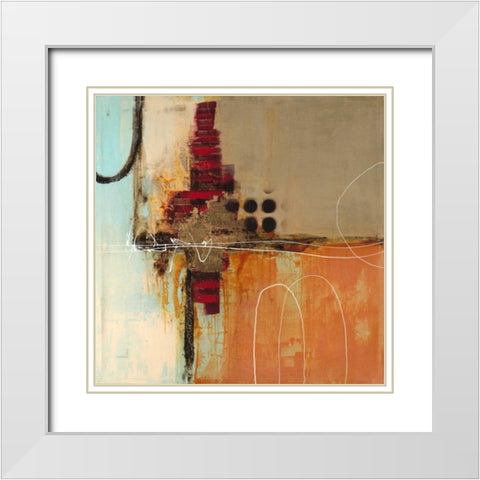 After Phase White Modern Wood Framed Art Print with Double Matting by Villarreal Villarreal, Gabriela