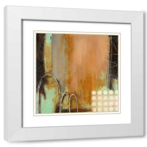 Sheer Pleasure White Modern Wood Framed Art Print with Double Matting by Villarreal Villarreal, Gabriela