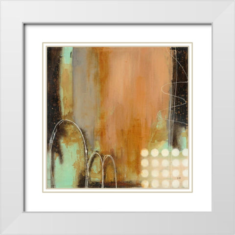 Sheer Pleasure White Modern Wood Framed Art Print with Double Matting by Villarreal Villarreal, Gabriela