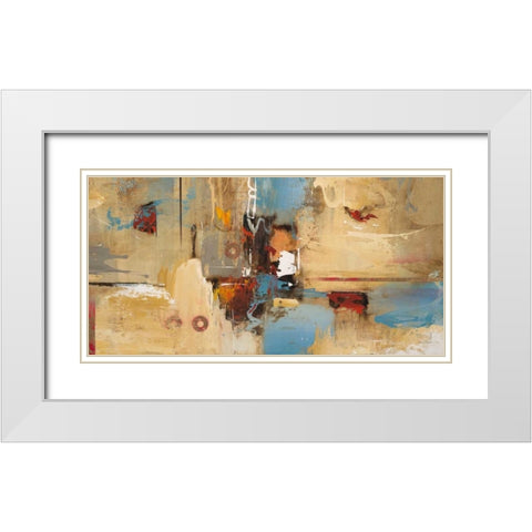 Epic Story 1 White Modern Wood Framed Art Print with Double Matting by Villarreal Villarreal, Gabriela
