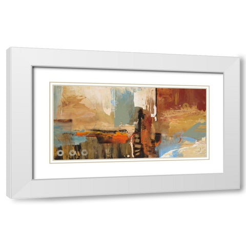 Epic Story 2 White Modern Wood Framed Art Print with Double Matting by Villarreal Villarreal, Gabriela