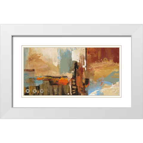 Epic Story 2 White Modern Wood Framed Art Print with Double Matting by Villarreal Villarreal, Gabriela