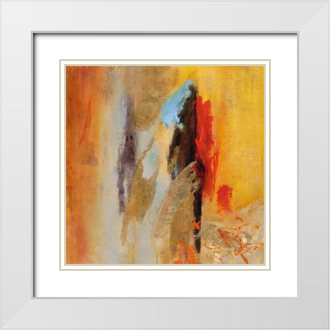 Livre Series 1 White Modern Wood Framed Art Print with Double Matting by Villarreal Villarreal, Gabriela