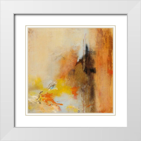 Livre Series 2 White Modern Wood Framed Art Print with Double Matting by Villarreal Villarreal, Gabriela