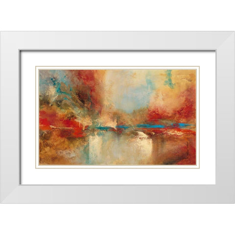 Desire White Modern Wood Framed Art Print with Double Matting by Villarreal Villarreal, Gabriela