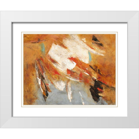 Directions 2 White Modern Wood Framed Art Print with Double Matting by Villarreal Villarreal, Gabriela
