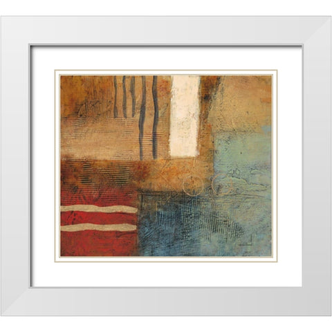 Post Mark 1 White Modern Wood Framed Art Print with Double Matting by Villarreal Villarreal, Gabriela