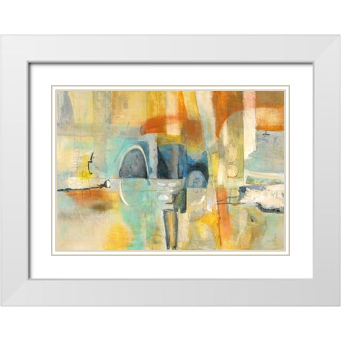 Todays Dream White Modern Wood Framed Art Print with Double Matting by Villarreal Villarreal, Gabriela