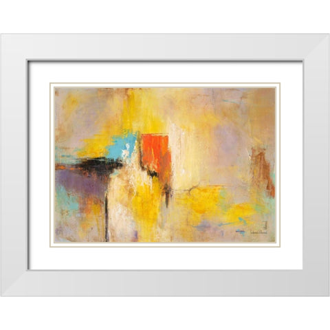 Infinite Inspiration White Modern Wood Framed Art Print with Double Matting by Villarreal Villarreal, Gabriela