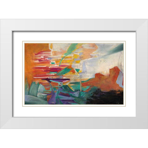 Virtudes White Modern Wood Framed Art Print with Double Matting by Villareal Villareal, Gabriella