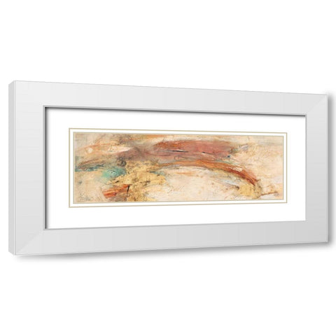 Land, Water, Sky Panel 2 White Modern Wood Framed Art Print with Double Matting by Villarreal Villarreal, Gabriela