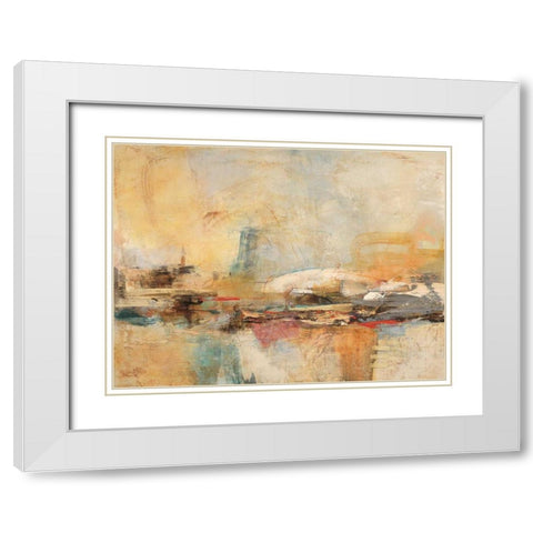 Air and Water 1 White Modern Wood Framed Art Print with Double Matting by Villarreal Villarreal, Gabriela