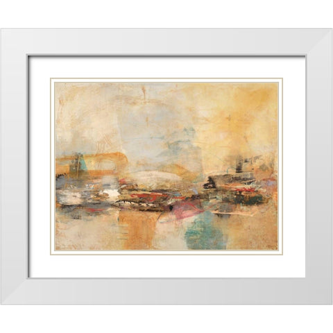 Air and Water 2 White Modern Wood Framed Art Print with Double Matting by Villarreal Villarreal, Gabriela