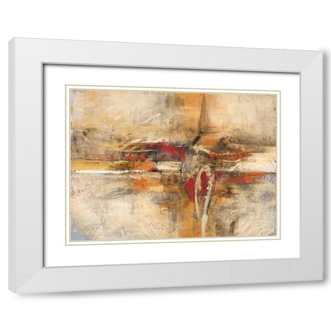 Cross Purpose White Modern Wood Framed Art Print with Double Matting by Villarreal Villarreal, Gabriela