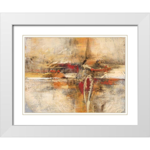 Cross Purpose White Modern Wood Framed Art Print with Double Matting by Villarreal Villarreal, Gabriela