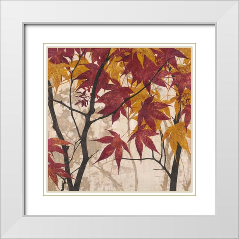 Maple Story 1 White Modern Wood Framed Art Print with Double Matting by Pluch, Melissa