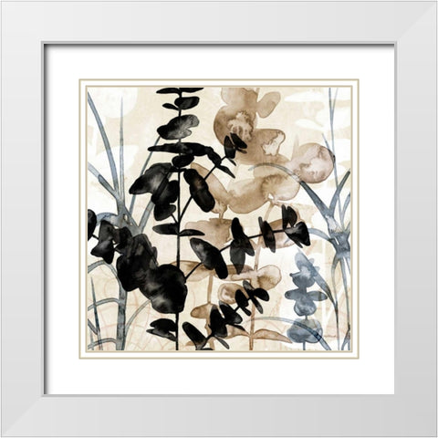Natural Botanical 1 White Modern Wood Framed Art Print with Double Matting by Pluch, Melissa