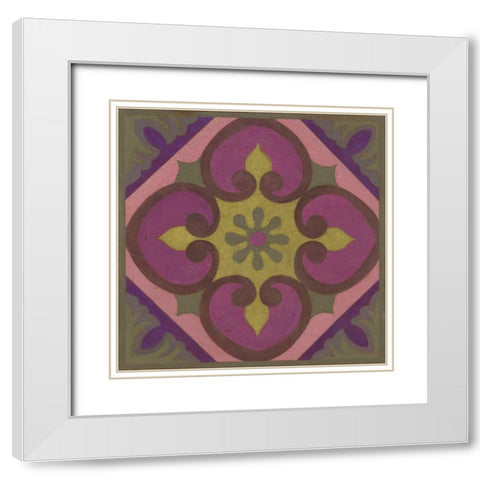 Global Clover White Modern Wood Framed Art Print with Double Matting by Smith, Hope