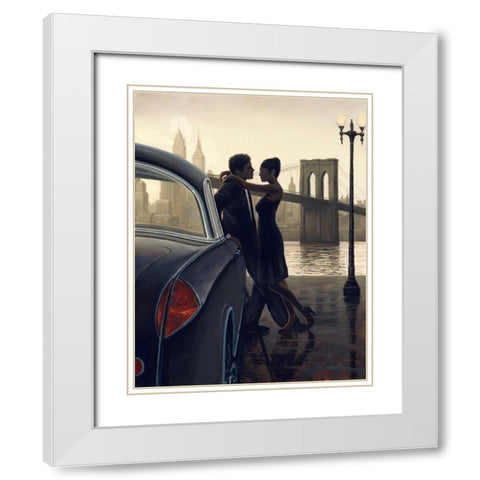 Urban Moments White Modern Wood Framed Art Print with Double Matting by Sullivan, Miles