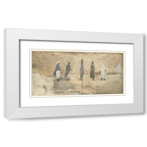Desert Miraj  White Modern Wood Framed Art Print with Double Matting by Sullivan, Myles