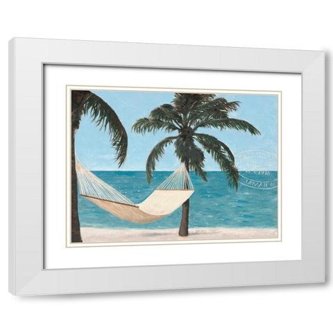 Escape and Daydream White Modern Wood Framed Art Print with Double Matting by Sullivan, Myles