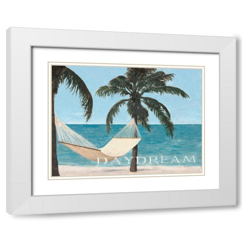 Escape and Daydream - no postmark White Modern Wood Framed Art Print with Double Matting by Sullivan, Myles