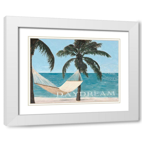 Escape and Daydream White Modern Wood Framed Art Print with Double Matting by Sullivan, Myles