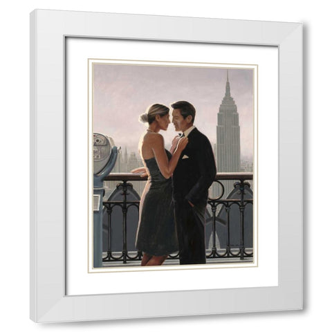 International Rendezvous White Modern Wood Framed Art Print with Double Matting by Sullivan, Myles