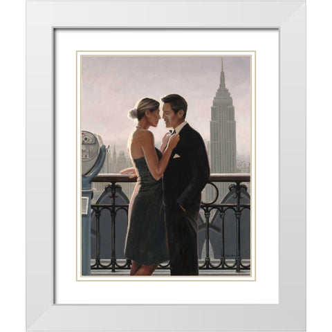 International Rendezvous White Modern Wood Framed Art Print with Double Matting by Sullivan, Myles