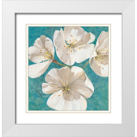 Blossom Beauty                       White Modern Wood Framed Art Print with Double Matting by Gottschlag, Jurgen