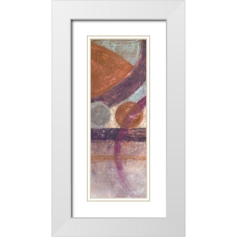 Pompeii 1 White Modern Wood Framed Art Print with Double Matting by Loco, Filippo