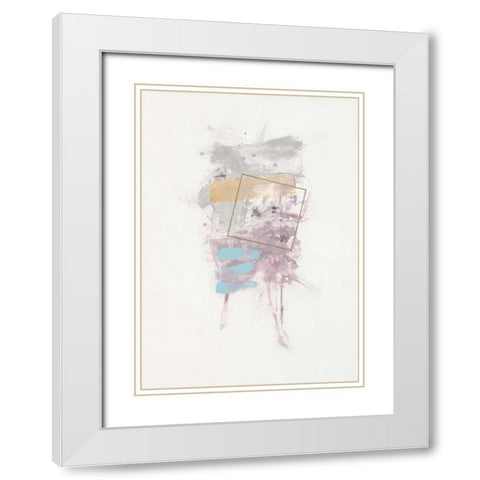 Energy Field 2 White Modern Wood Framed Art Print with Double Matting by Ioco, Filippo