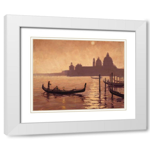 Holiday    White Modern Wood Framed Art Print with Double Matting by Amber, Zeph