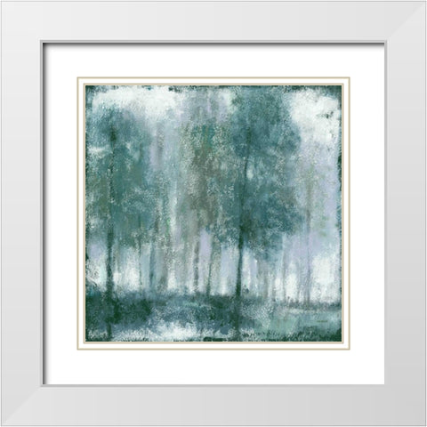 Somber Forest 1 White Modern Wood Framed Art Print with Double Matting by Wyatt, Norman Jr.