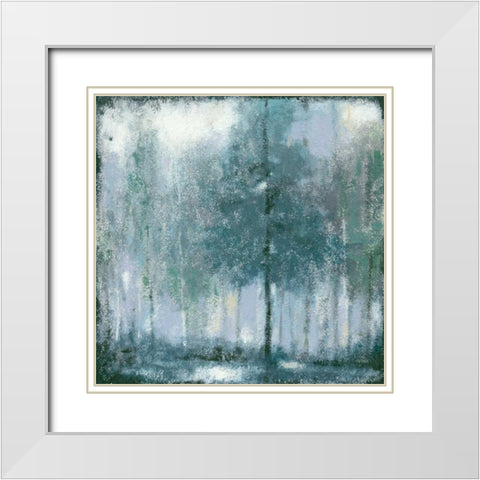 Somber Forest 2 White Modern Wood Framed Art Print with Double Matting by Wyatt, Norman Jr.