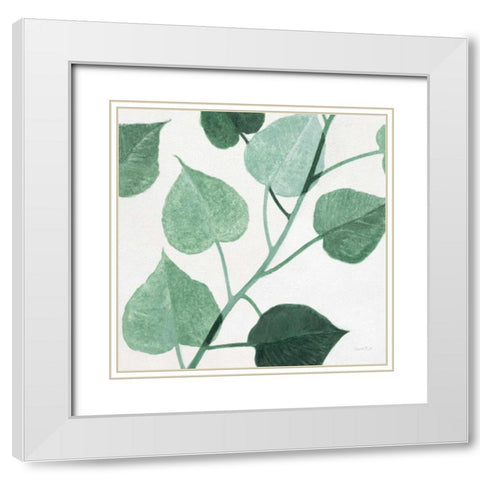 Grove Detail 1 White Modern Wood Framed Art Print with Double Matting by Wyatt, Norman Jr.