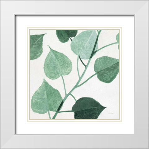 Grove Detail 1 White Modern Wood Framed Art Print with Double Matting by Wyatt, Norman Jr.
