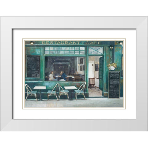 Cafe Impressions 1 White Modern Wood Framed Art Print with Double Matting by Wyatt, Norman Jr.