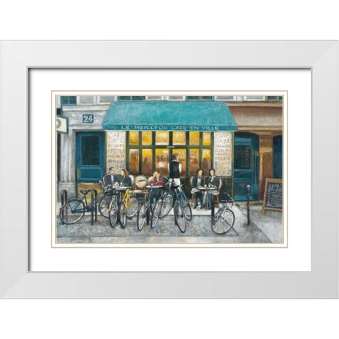 Cafe Impressions 3 White Modern Wood Framed Art Print with Double Matting by Wyatt, Norman Jr.