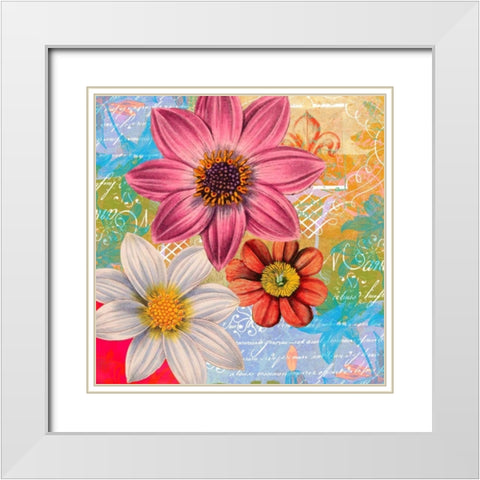 Rights of Spring White Modern Wood Framed Art Print with Double Matting by Robertson, Walter