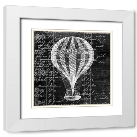 Up And Away 1 White Modern Wood Framed Art Print with Double Matting by Robertson, Walter