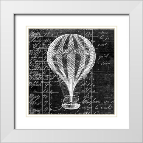 Up And Away 1 White Modern Wood Framed Art Print with Double Matting by Robertson, Walter