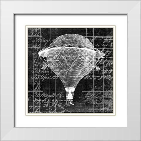 Up And Away 2 White Modern Wood Framed Art Print with Double Matting by Robertson, Walter