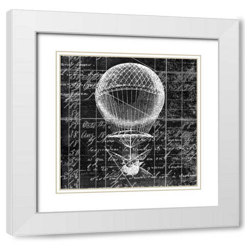 Up And Away 4 White Modern Wood Framed Art Print with Double Matting by Robertson, Walter