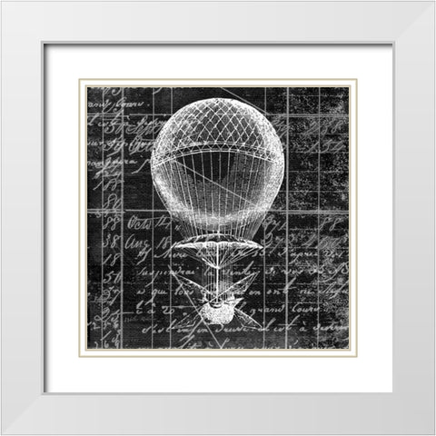 Up And Away 4 White Modern Wood Framed Art Print with Double Matting by Robertson, Walter