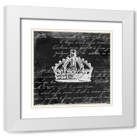 Crowning Glory 1 White Modern Wood Framed Art Print with Double Matting by Robertson, Walter