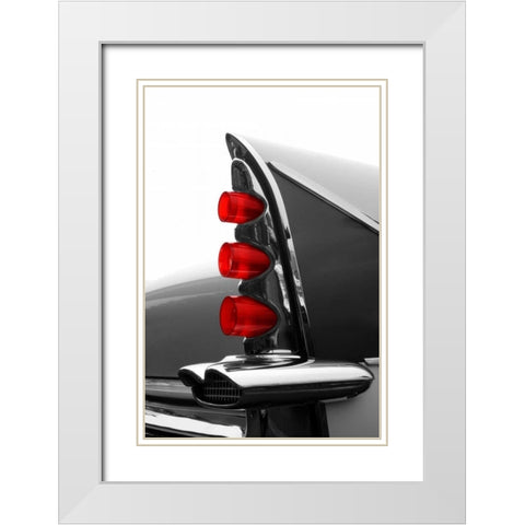 Gray Tailfin White Modern Wood Framed Art Print with Double Matting by McCarthy, Matt